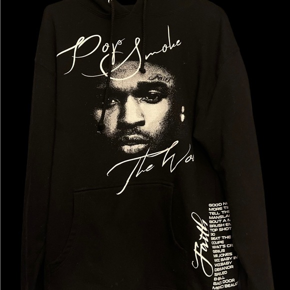 Pop Smoke x V Lone Faith hoodie - Picture 2 of 2